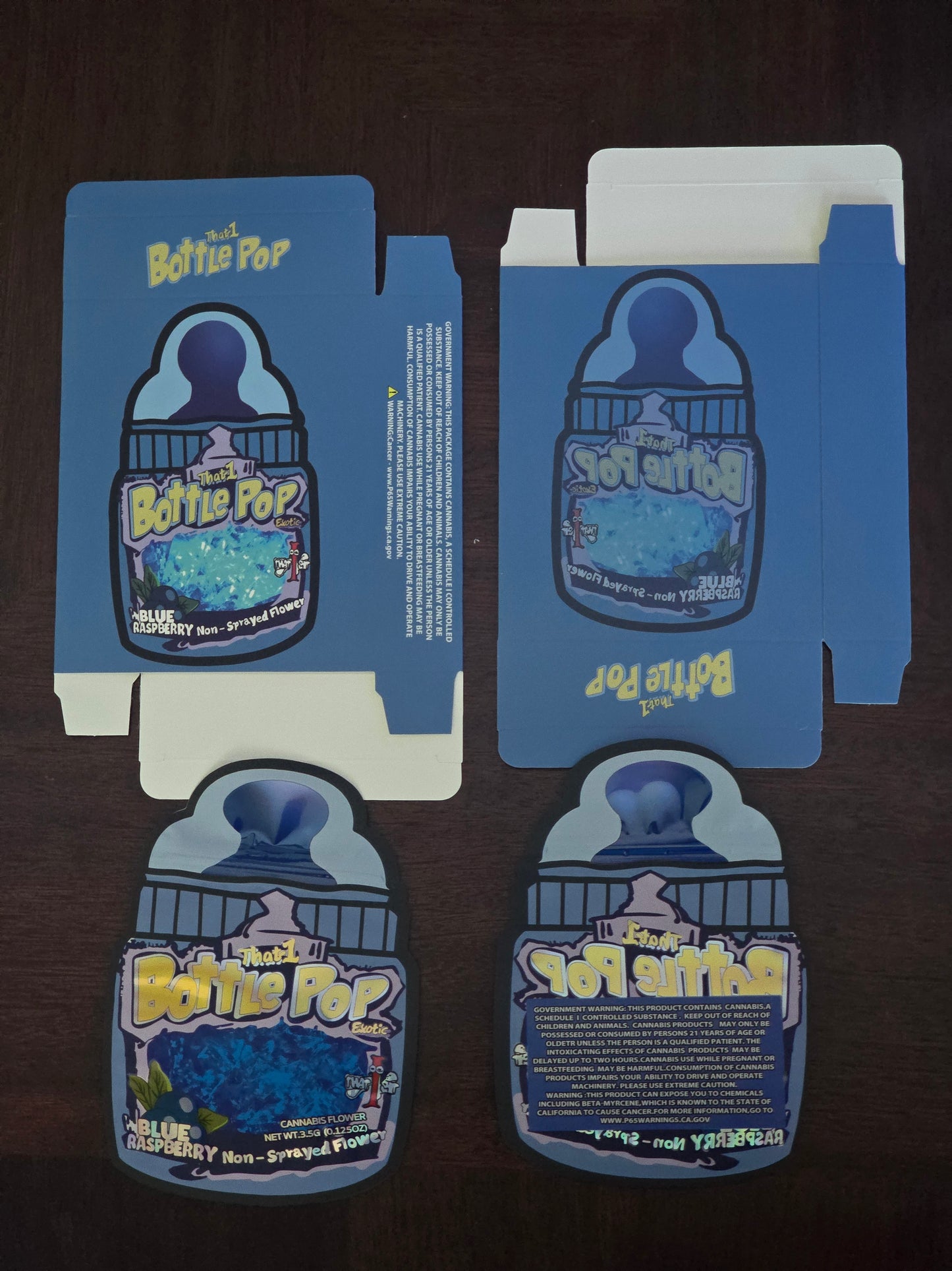 That1 Bottle Pop 5pc Mylar bag with box