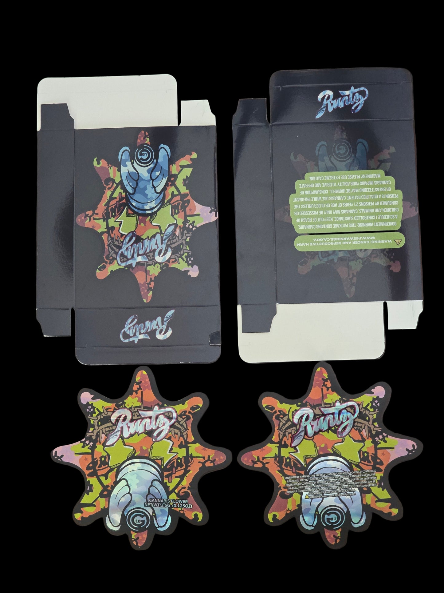 Runtz 5pc Mylar bag with box