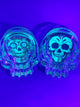 Skull shaped GND glass ashtray