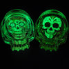 Skull shaped GND glass ashtray