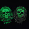 Skull shaped GND glass ashtray