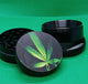 4pc green leaf grinder 2"