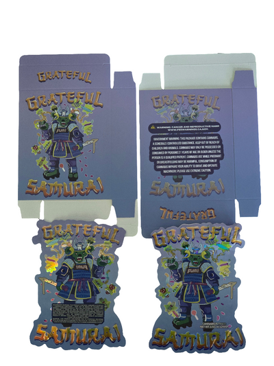 Grateful Samuri 5pc Mylar bag with box