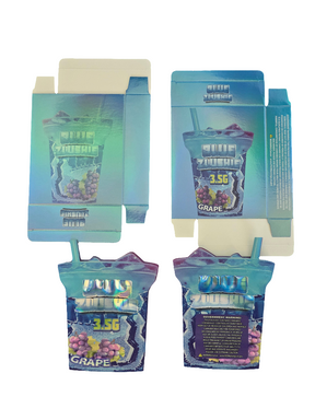 Blue Zlushies Mylar bag with box 5pc