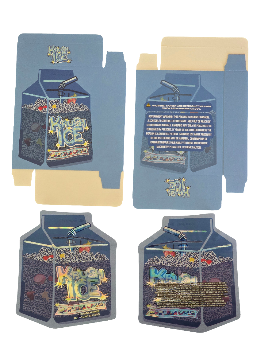 Krush Ice 5pc Mylar bag with box