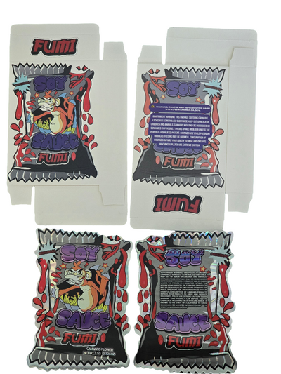 Fumi Soy Sauce Mylar bag with box 5pc.